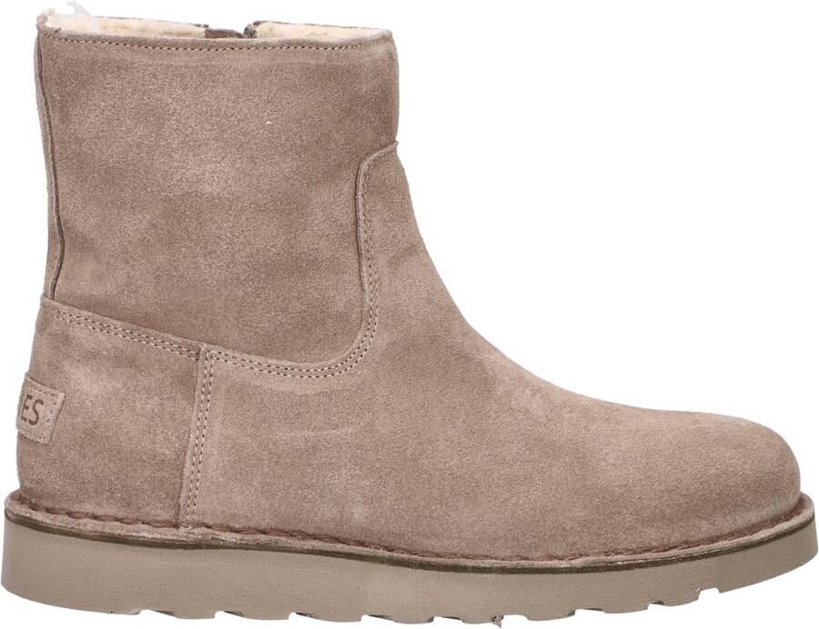 Shabbies Amsterdam Palissa Mila Zip dames gevoerde boots Taupe