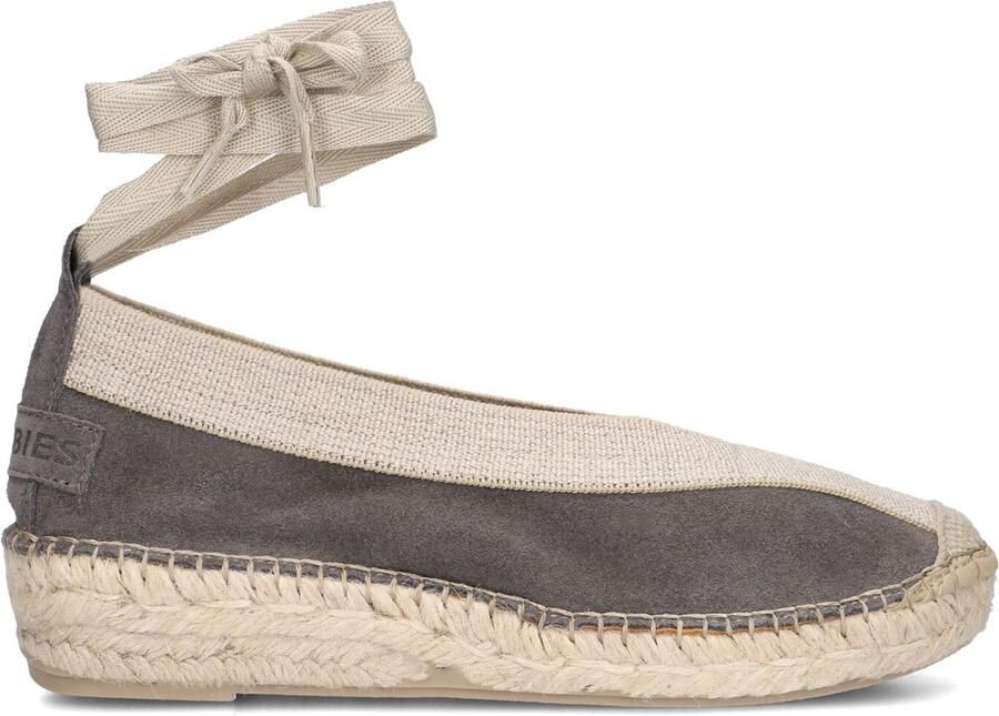 Shabbies Amsterdam Shabbies Palma Espadrilles Zomer Schoenen Dames Grijs - Foto 4