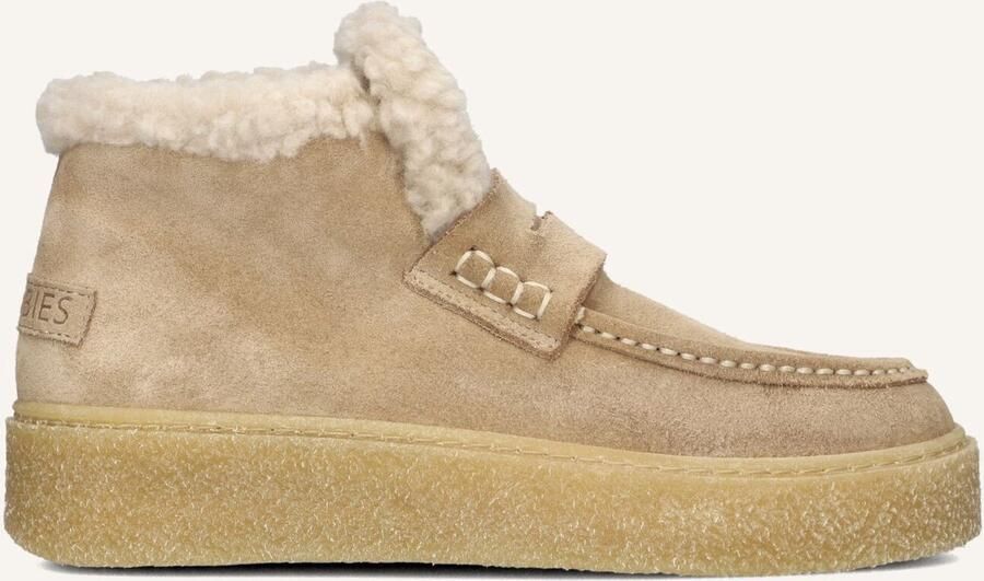 SHABBIES Enkelboots Dames Senna Anna Maat: 37 Materiaal: Suède Kleur: Beige - Foto 2