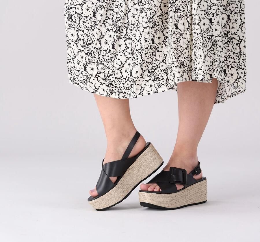 SHABBIES Dames 154020009 Maat: 39 Materiaal: Leer Kleur: Zwart - Foto 3