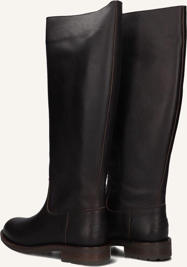 SHABBIES Hoge Laarzen Dames Alyd Tuba Maat: 37 Materiaal: Leer Kleur: Bruin - Foto 2