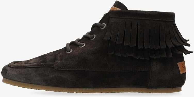 SHABBIES Veterschoenen Dames Ciska Frina Suède Bruin - Foto 6