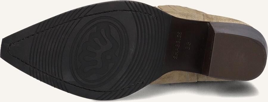 SHABBIES Enkellaarsjes Dames Jaymie Shelly Maat: 38 Materiaal: Suède Kleur: Taupe - Foto 2