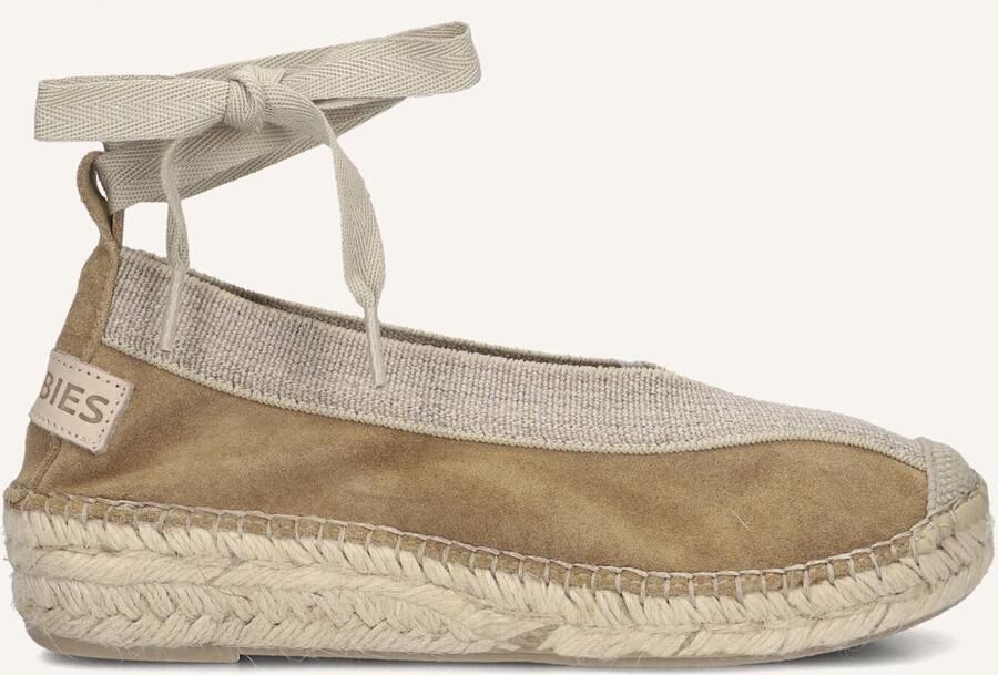 SHABBIES Espadrilles Dames Palma Maat: 36 Materiaal: Suède Kleur: Beige - Foto 3