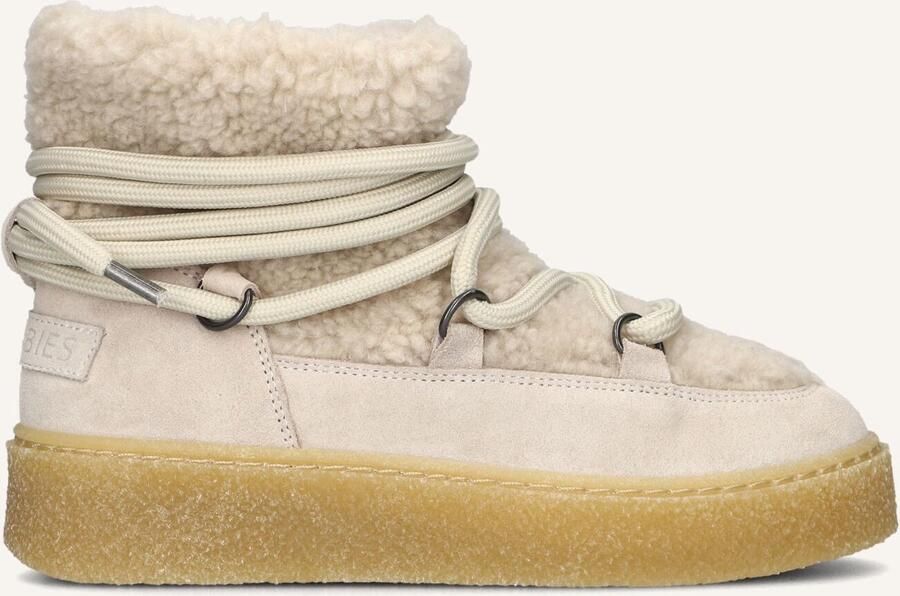 SHABBIES Vachtlaarzen Dames Senna Lana Maat: 38 Materiaal: Suède Kleur: Beige - Foto 3