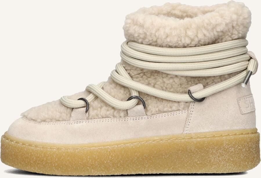 SHABBIES Vachtlaarzen Dames Senna Lana Maat: 42 Materiaal: Suède Kleur: Beige - Foto 2