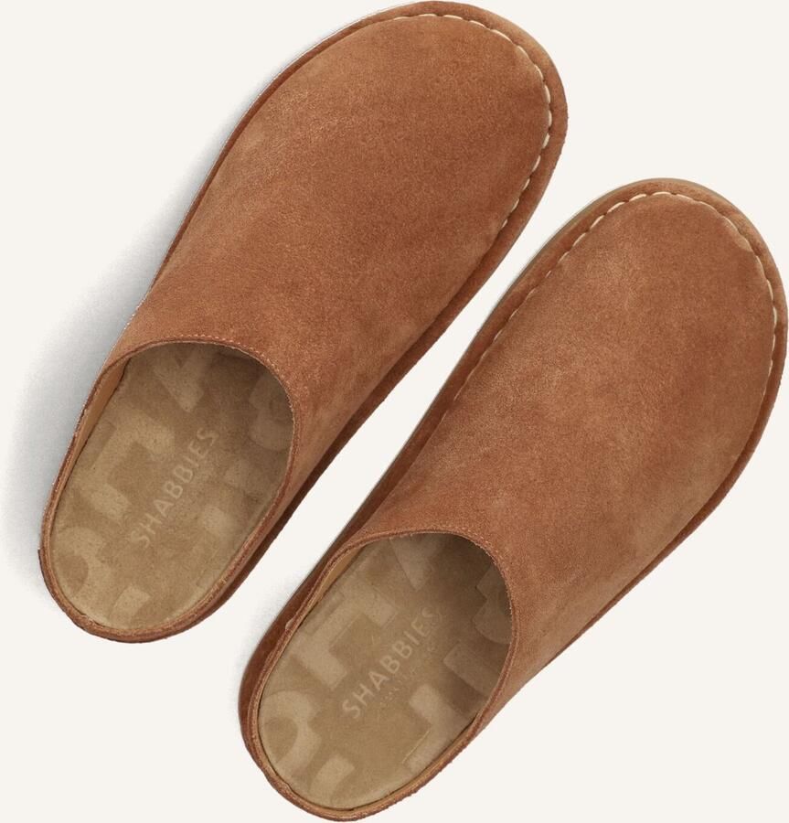 Shabbies Amsterdam Shabbies Wilja Slippers Dames Camel - Foto 5
