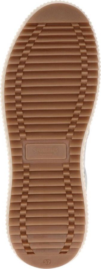 Shabbies Amsterdam Shabbies 101020381 Shs1454 Lage sneakers Leren Sneaker Dames Wit - Foto 13