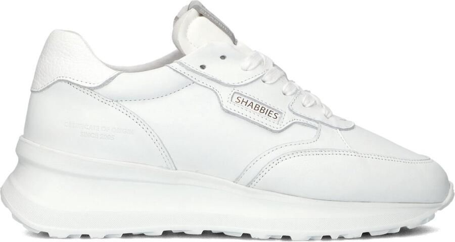 Shabbies Amsterdam Veda Ava Sneaker Leer Wit