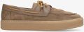 Shabbies Amsterdam ZENNE MOCCA Boatshoe suede Taupe - Taupe