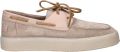 Shabbies Amsterdam Zenne Mocca boatshoe Suède Zand - Sand