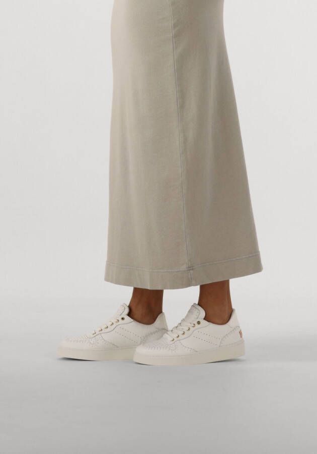Shabbies Amsterdam Shabbies Bossa Festa Sneakers Leer Dames Wit
