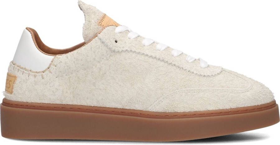Shabbies Amsterdam Shabbies Bossa Nuovo Sneakers Suède Dames Wit