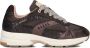 SHABBIES Lage Sneakers Dames Celia Race Maat: 42 Materiaal: Leer Kleur: Bruin - Thumbnail 1