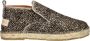 Shabbies Amsterdam Dames Instappers & Ballerina's Shabbies Elche Lofa Brown white Bruin - Thumbnail 2