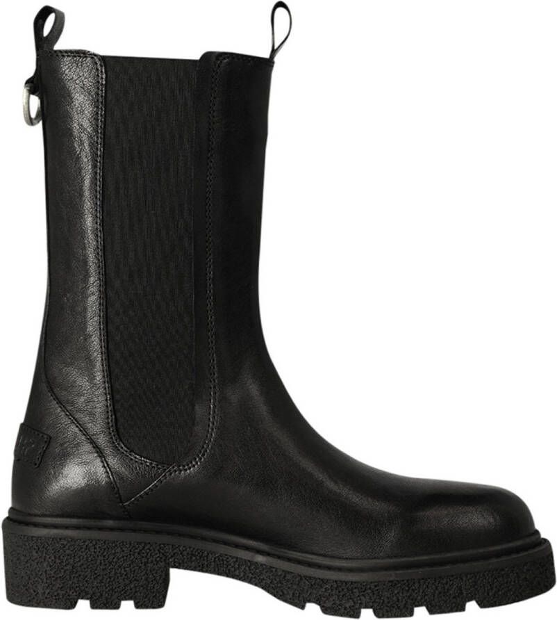 SHABBIES Chelsea Boots Dames Jacy Shelly Maat: 42 Materiaal: Leer Kleur: Zwart - Foto 2