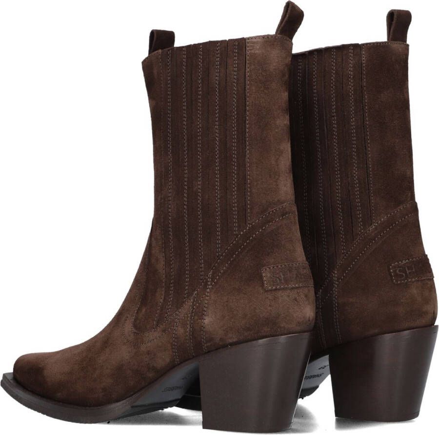 Shabbies Amsterdam Shabbies Jaymie Shelly Enkellaarsjes Dames Bruin