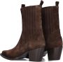 SHABBIES Enkellaarsjes Dames Jaymie Shelly Maat: 42 Materiaal: Suède Kleur: Bruin - Thumbnail 2