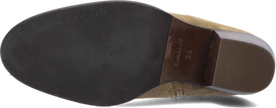 Shabbies Amsterdam Shabbies Julie Ankle Boot Enkellaarsjes Enkelboots met rits Dames Beige - Foto 2