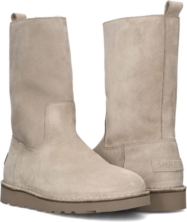 Shabbies Amsterdam Shabbies Palissa Mia High Zip Boots Dames Beige
