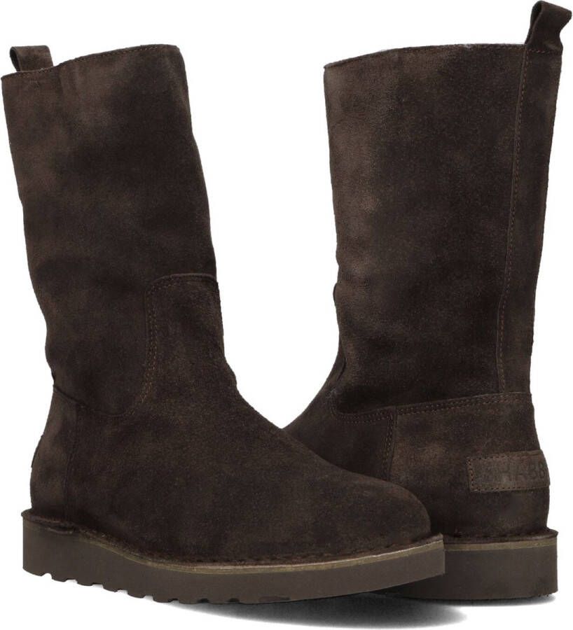 Shabbies Amsterdam Shabbies Palissa Mia High Zip Boots Dames Bruin
