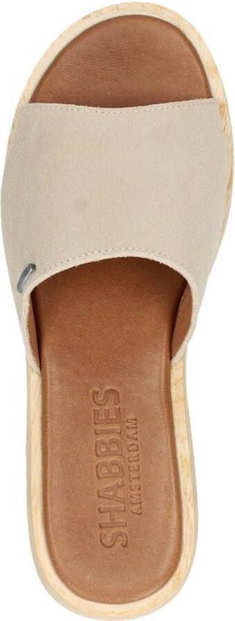 Shabbies Amsterdam Shabbies 170020299 Shs1332 Slippers Dames Beige - Foto 3