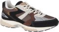 SHABBIES Lage Sneakers Dames Abbey Run Suède Zwart - Zwart