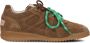 SHABBIES Lage Sneakers Dames April Mina Maat: 41 Materiaal: Suède Kleur: Bruin - Thumbnail 1
