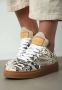 Shabbies Amsterdam Sneaker Bossa Nuovo Snake Black White - Thumbnail 2