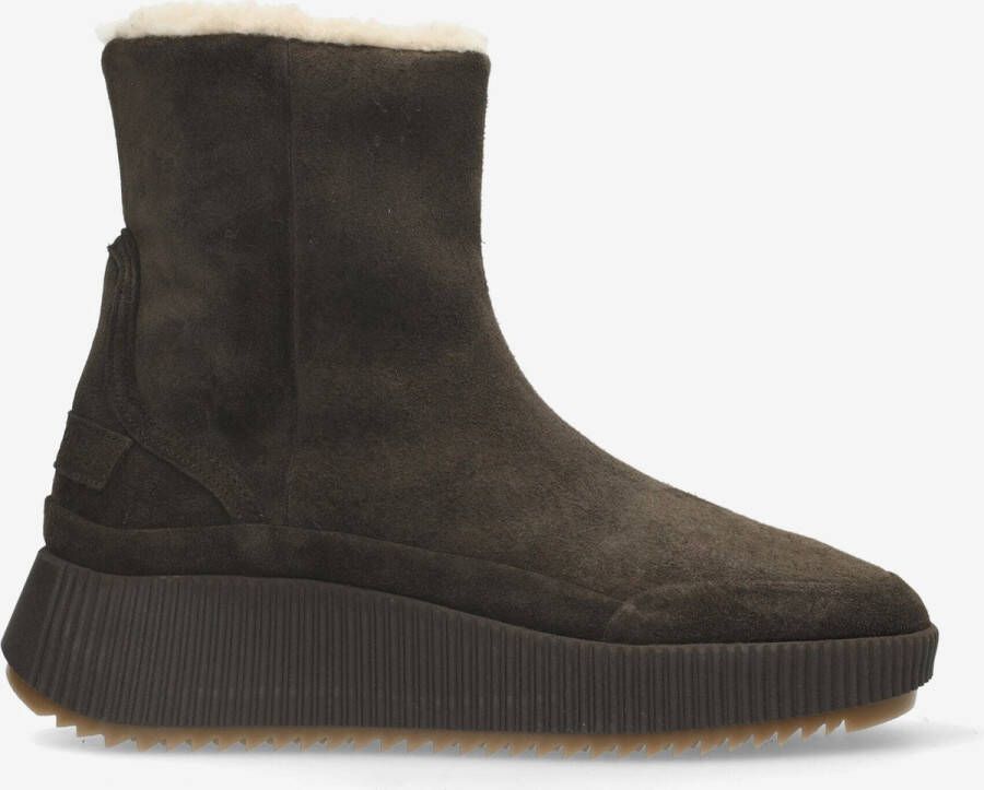 Shabbies Amsterdam SH001001633W Sneaker Donker Brown