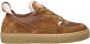 SHABBIES Lage Sneakers Dames Chewy Unna Maat: 36 Materiaal: Suède Kleur: Bruin - Thumbnail 1