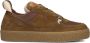 SHABBIES Lage Sneakers Dames Chewy Unna Maat: 40 Materiaal: Suède Kleur: Bruin - Thumbnail 1