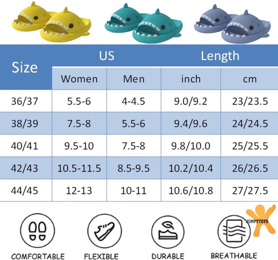 Sharkyslides Jumpytoys S JUMPYTOYS Badslippers Haai Slippers Kerstcadeau X-mas gift Kerstmis EVA Product PURPLE RAIN - Foto 4