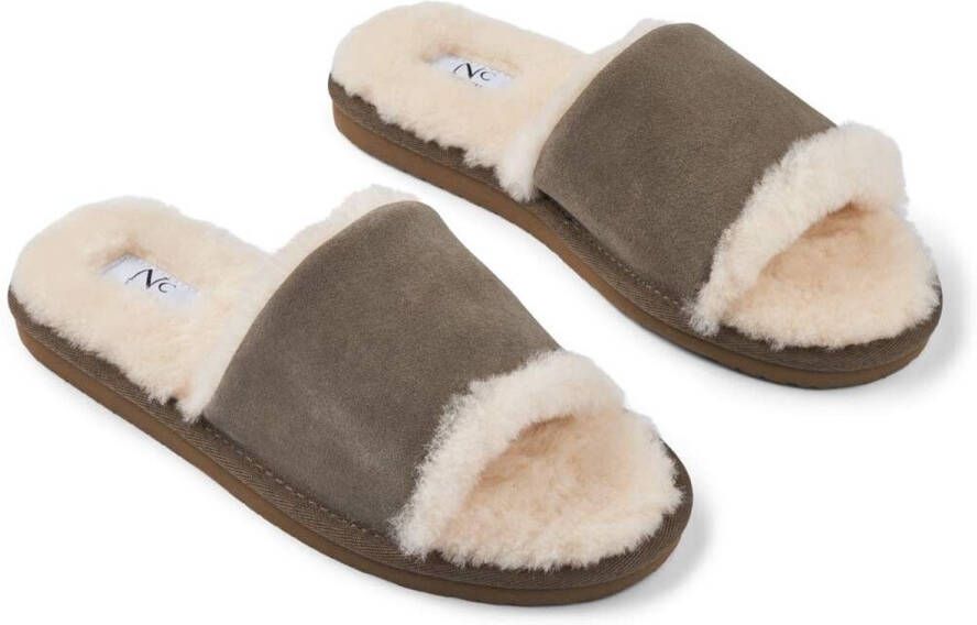 Sheepskin House Klassieke Slipper Schapenvacht EVA buitenzool