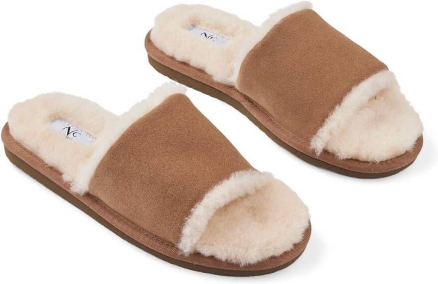 Sheepskin House Klassieke Slipper Schapenvacht EVA buitenzool
