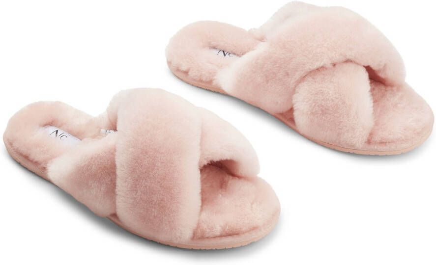 Sheepskin House Slipper Cross Schapenvacht EVA buitenzool