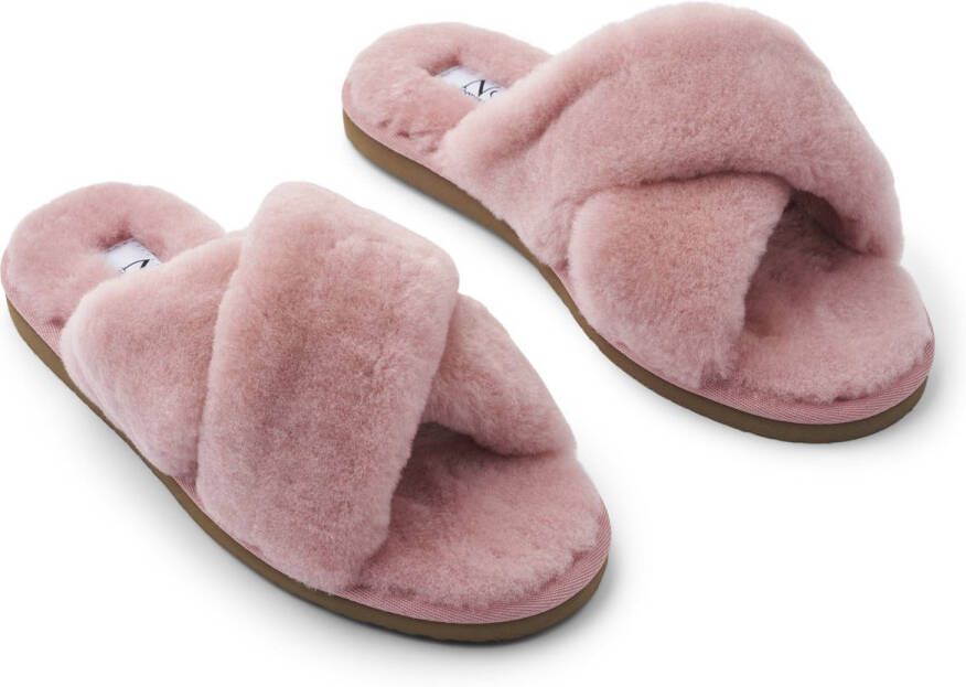Sheepskin House Slipper Cross Schapenvacht EVA buitenzool