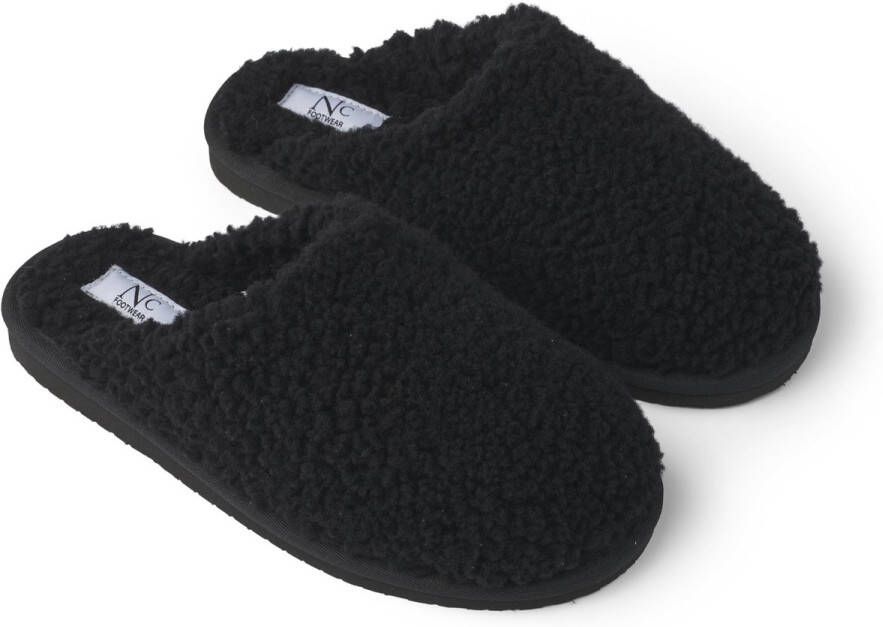 Sheepskin House Unisex Curly Pantoffel Schapenvacht EVA buitenzool
