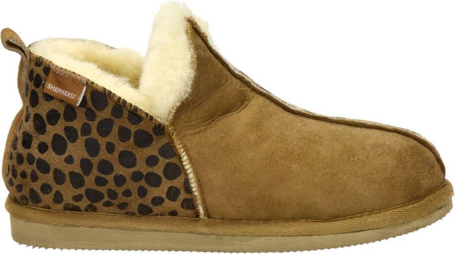 Shepherd Annie Dames Pantoffels Bruin Multi