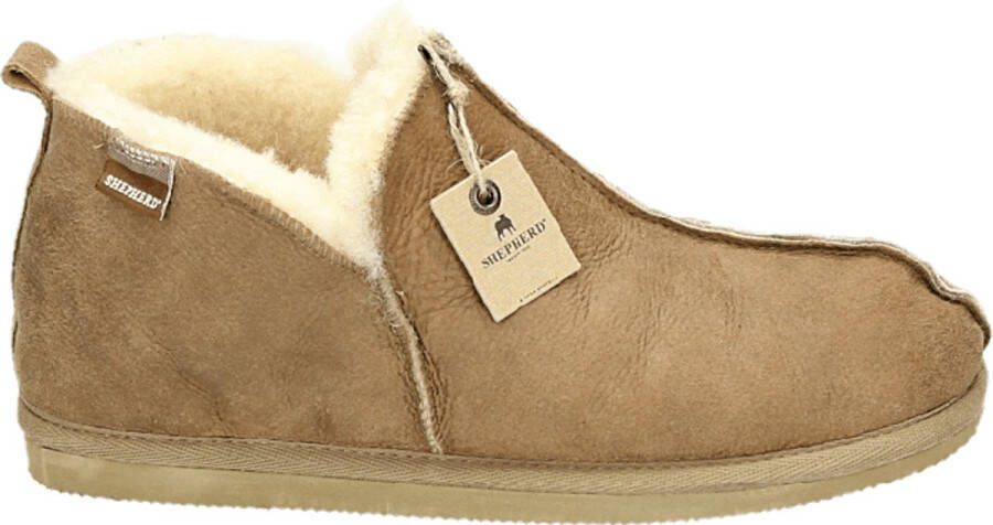 Shepherd ANTON 4921052 Dames pantoffelsHeren pantoffels Cognac