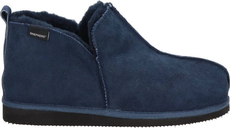 SHEPHERD OF SWEDEN Anton slippers Heren Sloffen Donkerblauw - Foto 4