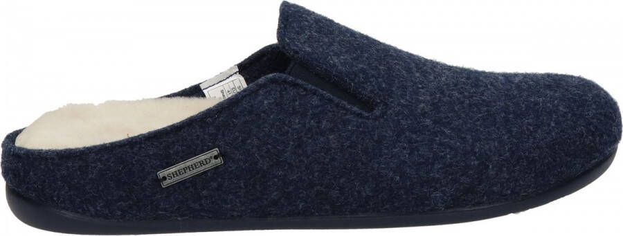 SHEPHERD OF SWEDEN Shepherd Chris heren pantoffel Blauw