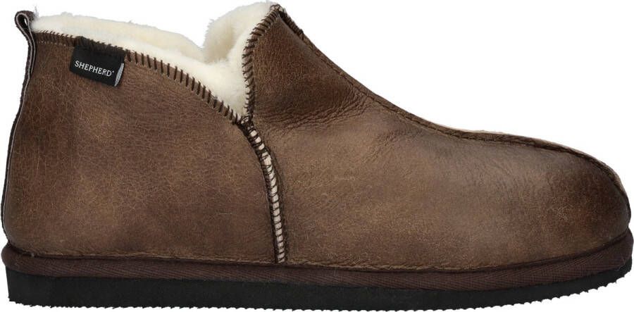 SHEPHERD OF SWEDEN Shepherd Anton Heren Pantoffels Bruin - Foto 3