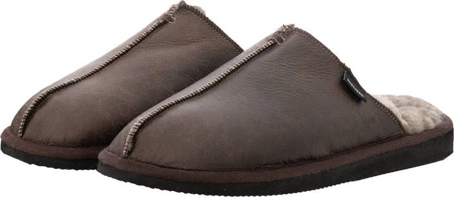 SHEPHERD OF SWEDEN Hugo slippers Stone oiled antique