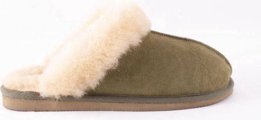 SHEPHERD OF SWEDEN Shepherd Jessica Dames Pantoffels Olive