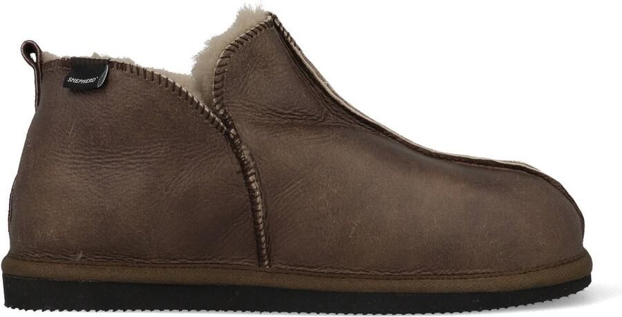 SHEPHERD OF SWEDEN Anton slippers Heren Sloffen Donkerbruin
