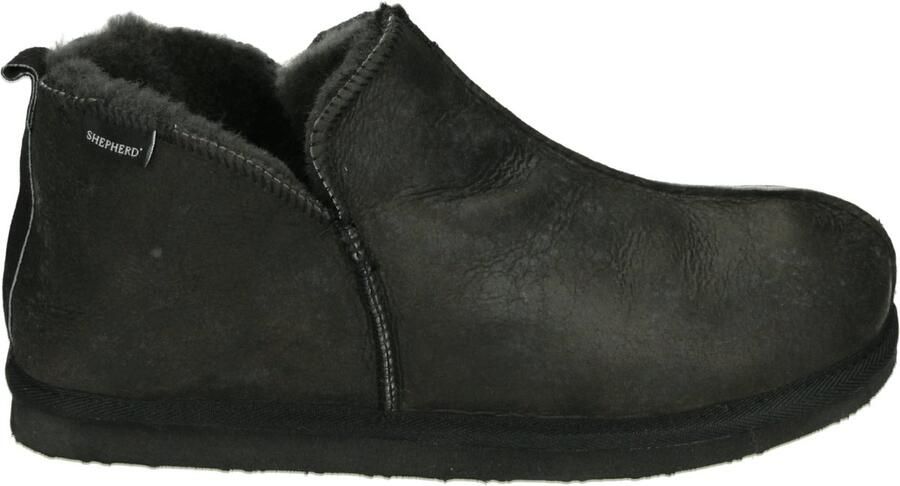 Shepherd ANTON 4921610 Dames pantoffelsHeren pantoffels Zwart