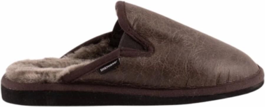 SHEPHERD OF SWEDEN Pantoffel Men Adam Stone Oild Antique