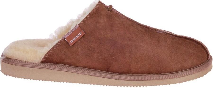 SHEPHERD OF SWEDEN Shepherd HUGO 1201052 Dames pantoffelsHeren pantoffels Cognac - Foto 9