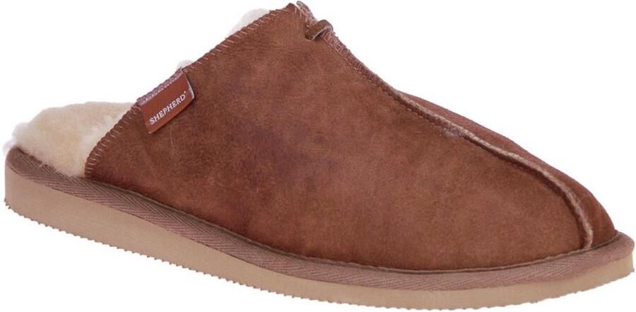 SHEPHERD OF SWEDEN Shepherd HUGO 1201052 Dames pantoffelsHeren pantoffels Cognac - Foto 6